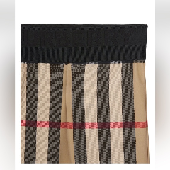 Burberry Girls Check Gina Leggings elastic waist great condition Youth Size 12 - Picture 9 of 16